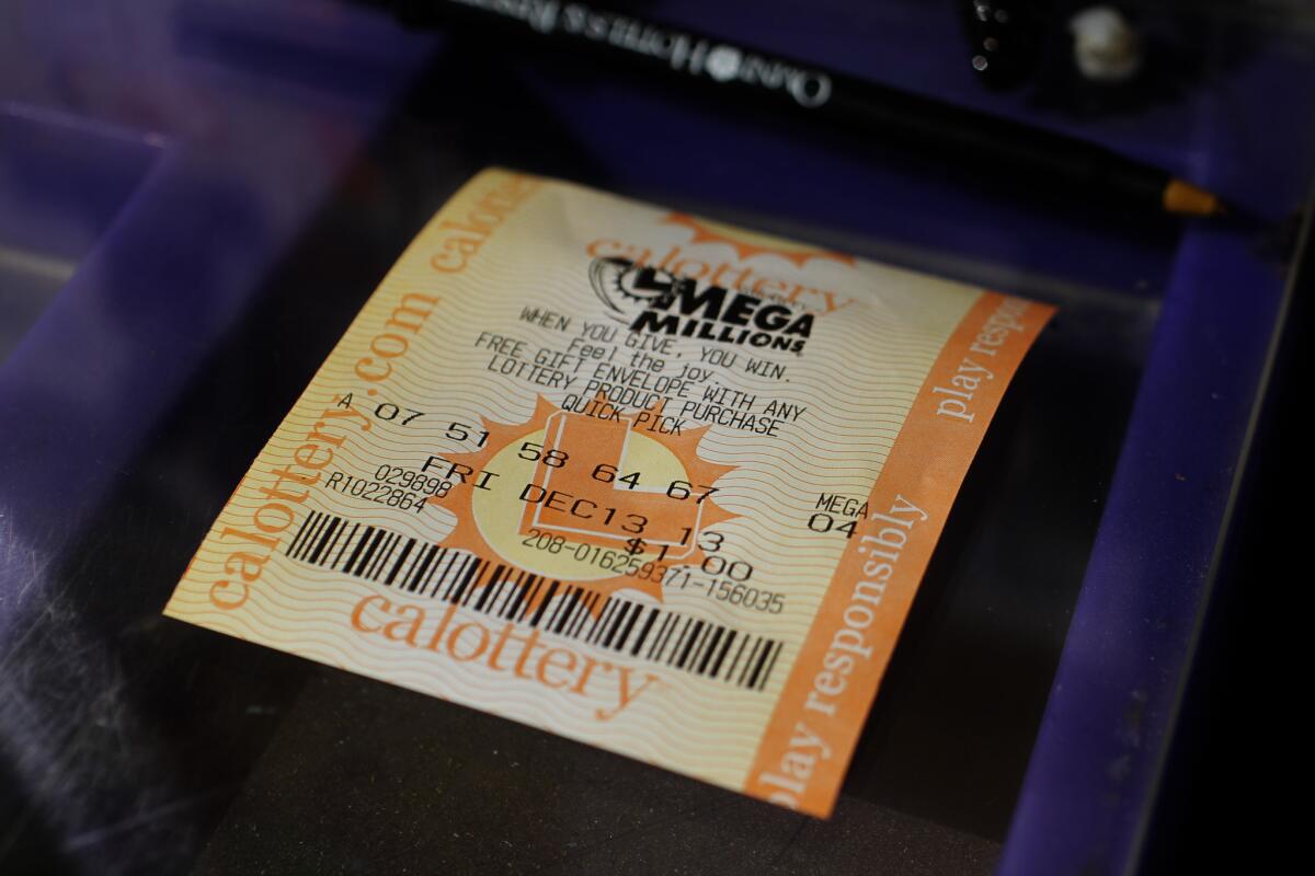 Tuesday's Mega Millions jackpot is the seventh largest for any U.S. lottery game. Ticket sales, like those of this old one, grew over the holiday weekend.
