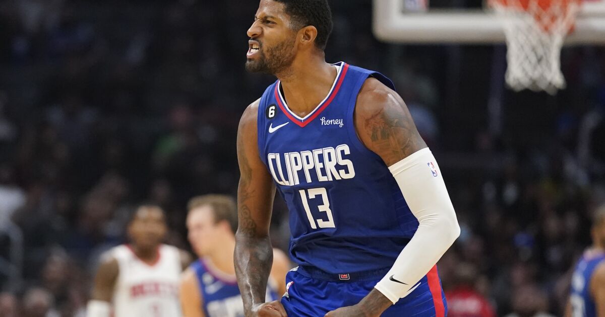 Paul George’s go-ahead jumper lifts Clippers over Rockets and snaps losing streak