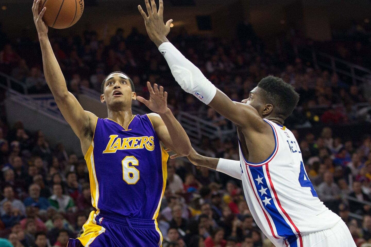 Lakers may benefit by matching a Jordan Clarkson offer sheet this summer