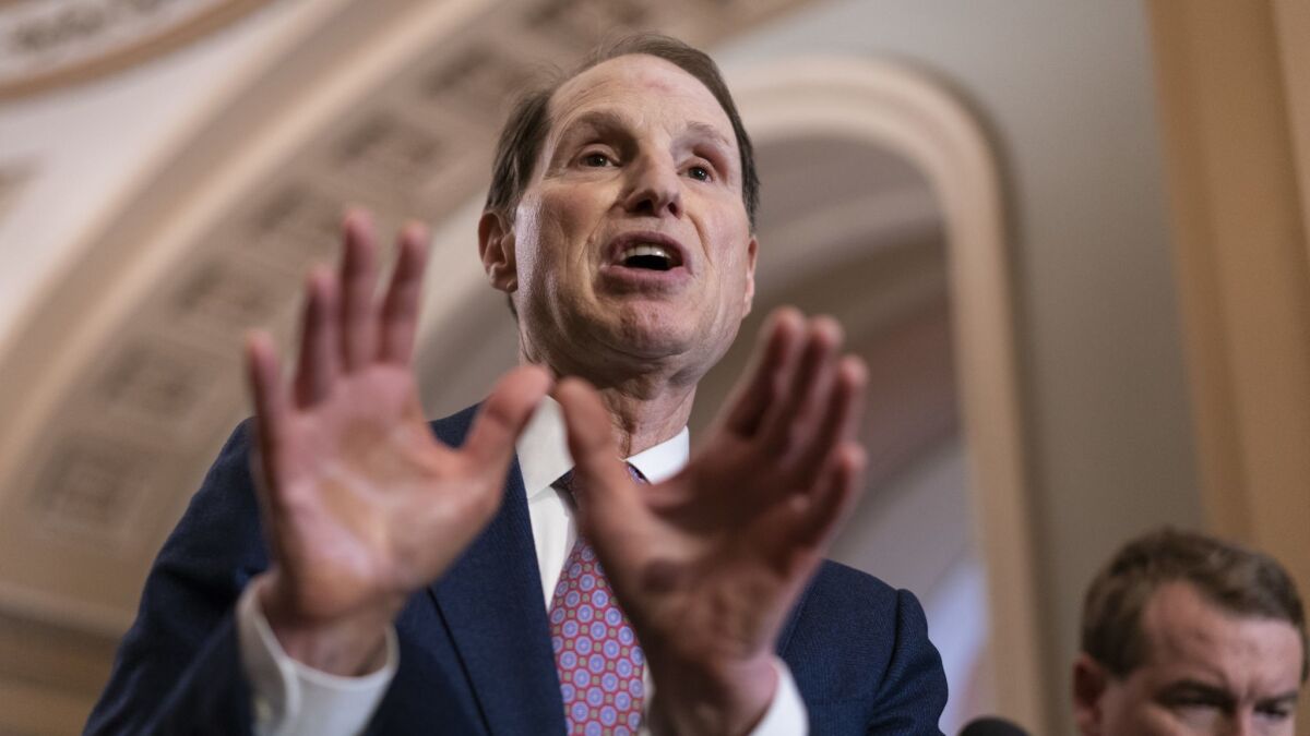 Sen. Ron Wyden (D-Ore.) co-wrote the internet speech law known as Section 230.