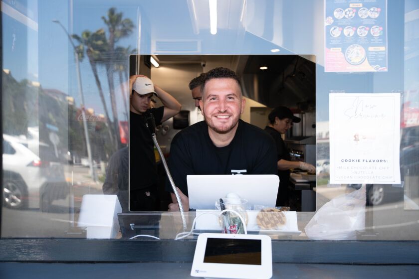 EZ Kebab founder Roland Karam opens his first location in Costa Mesa.