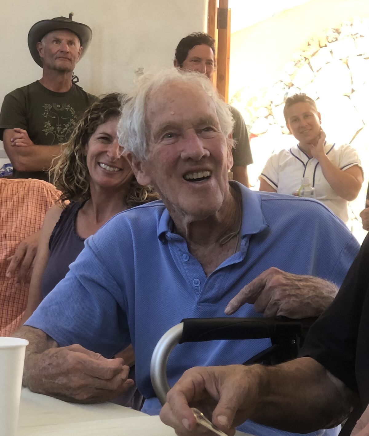 James Hubbell, photographed at Ilan-Lael Foundation headquarters in Santa Ysabel this summer.