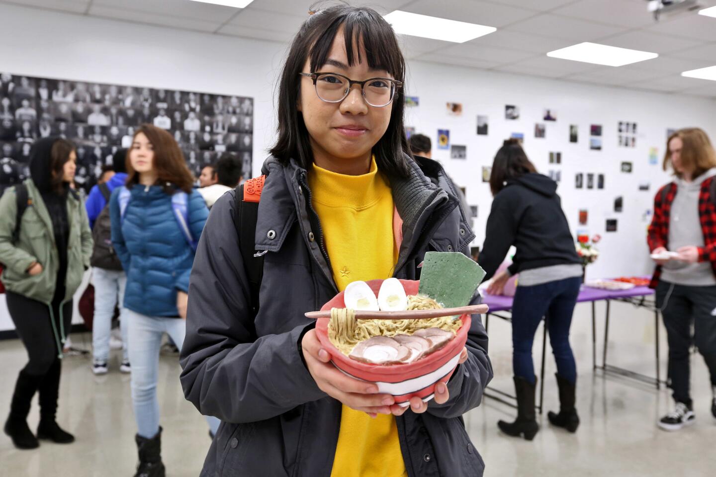 Photo Gallery: Hoover High holds inaugural art exhibit at school gallery