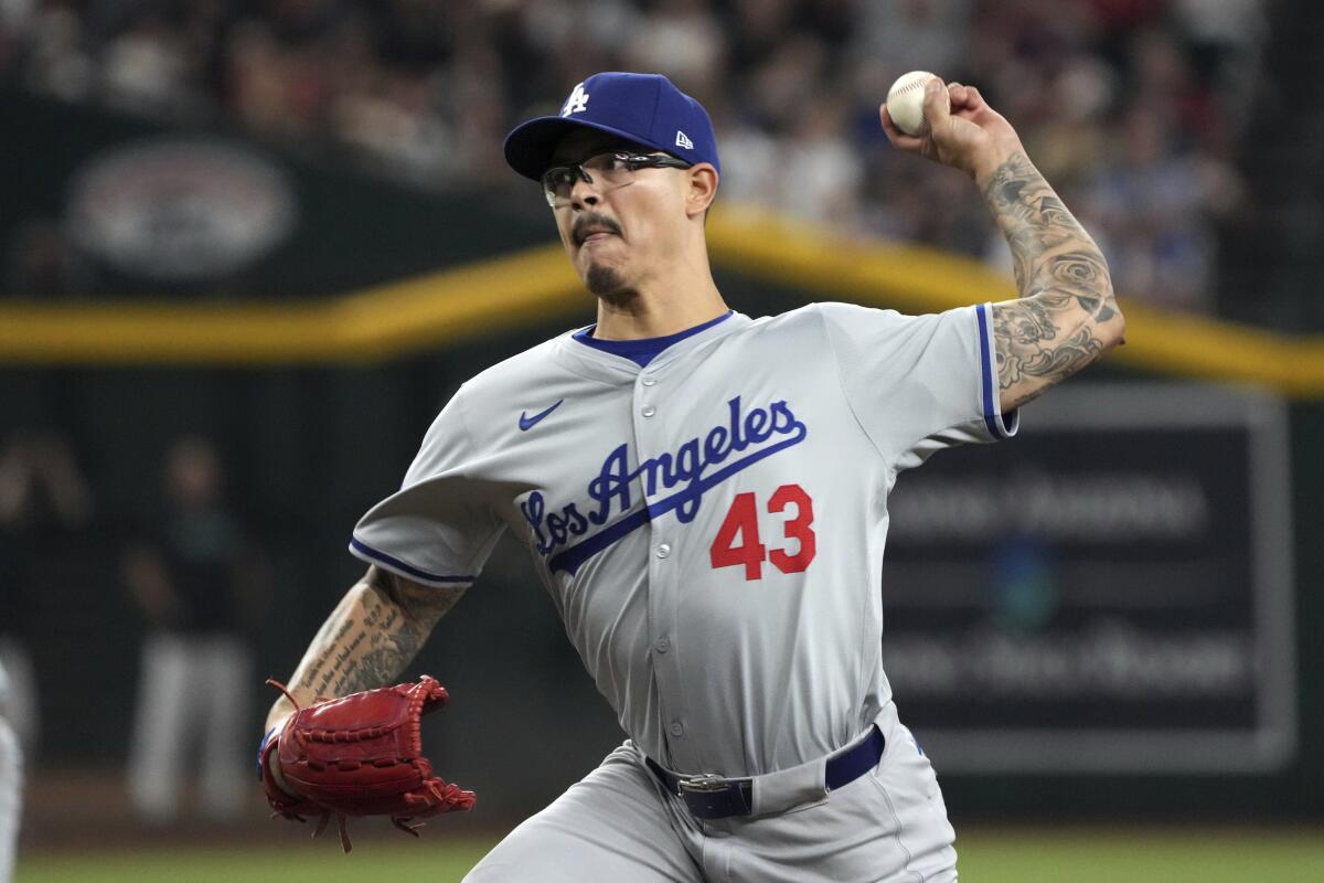 Dodgers pitcher Anthony Banda has been a key reliever this season.