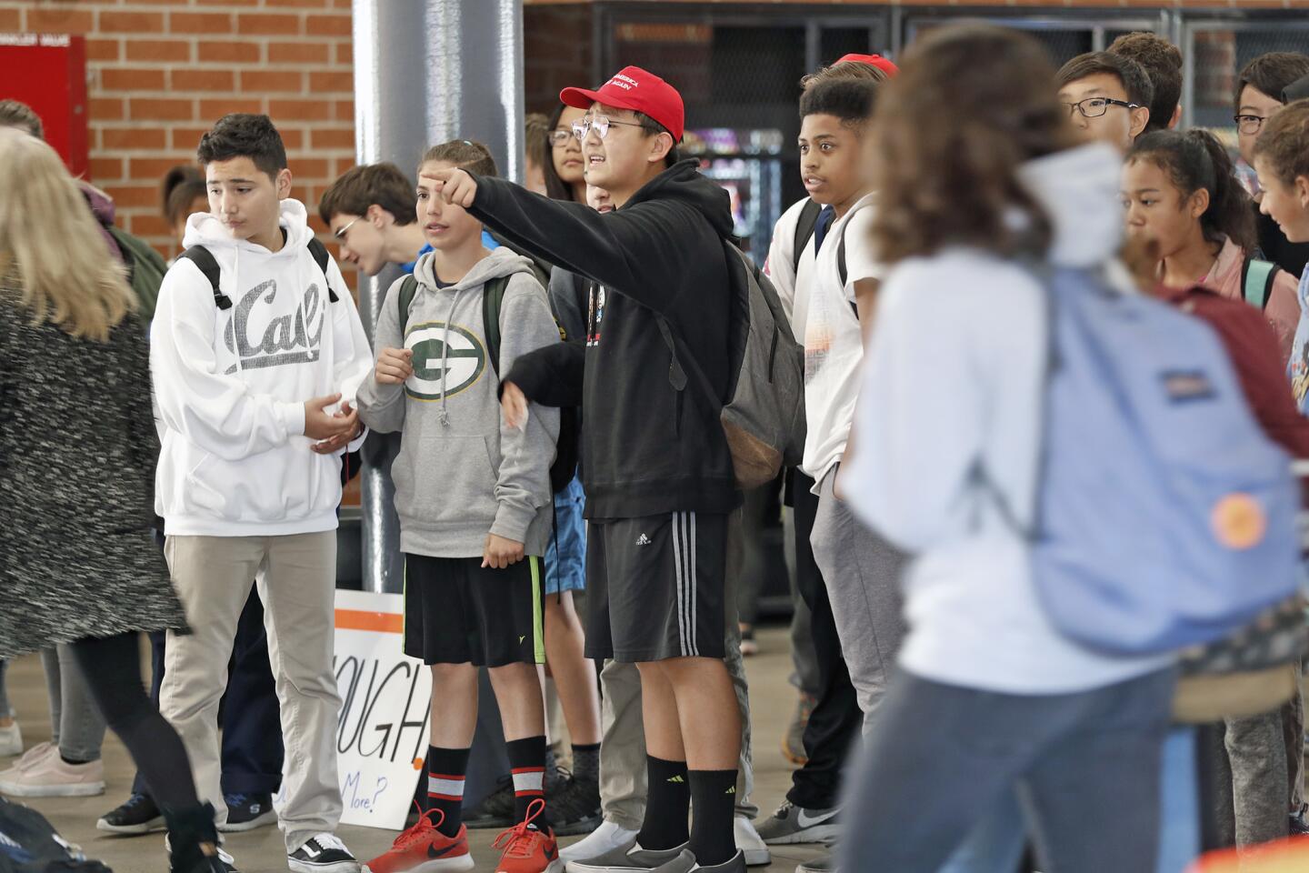 Photo Gallery: Rosemont Middle School “Die-Inevent" for stricter gun laws