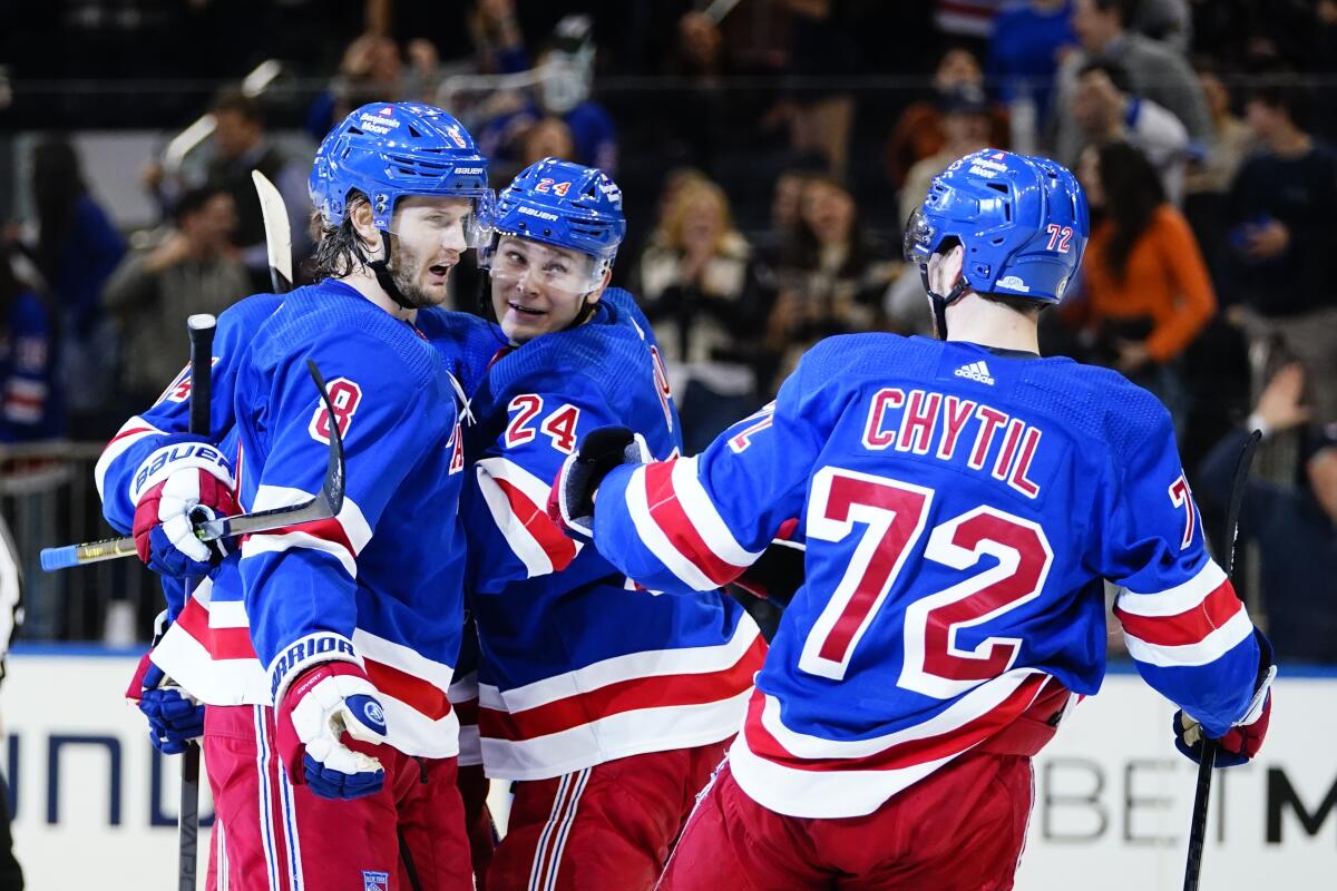 Rangers' Filip Chytil delivers with his words and his play