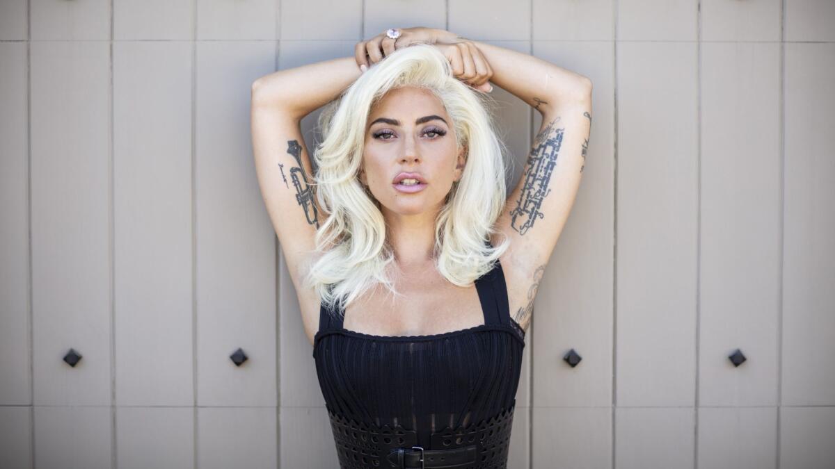 Lady Gaga photographed in Malibu on Aug. 23, 2018.