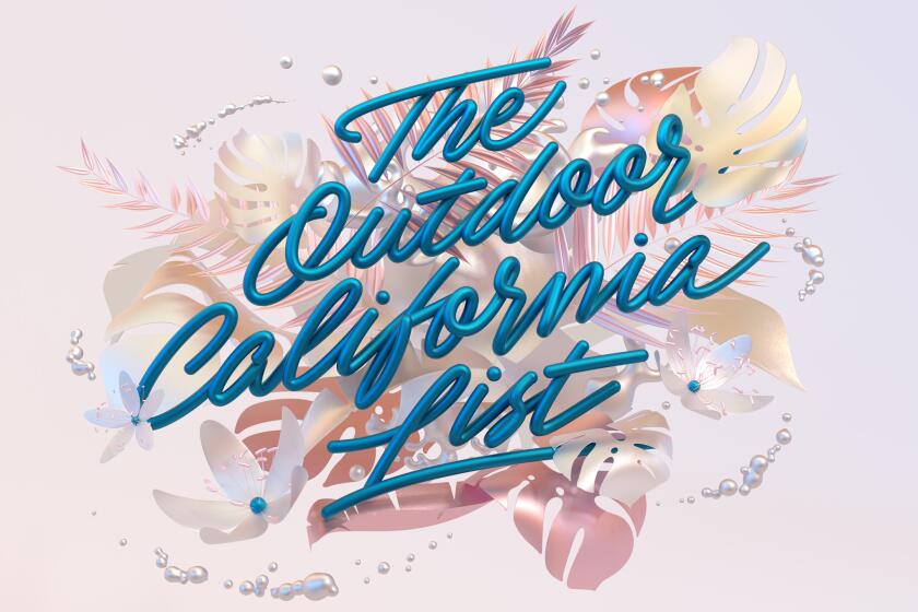 Graphic that says "The outdoor California list" 