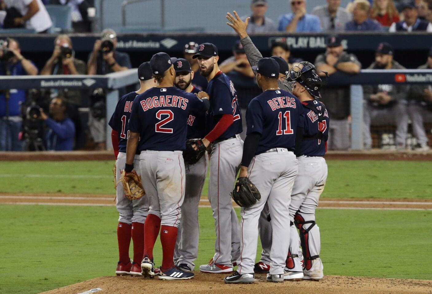 World Series - Boston Red Sox v Los Angeles Dodgers - Game Three
