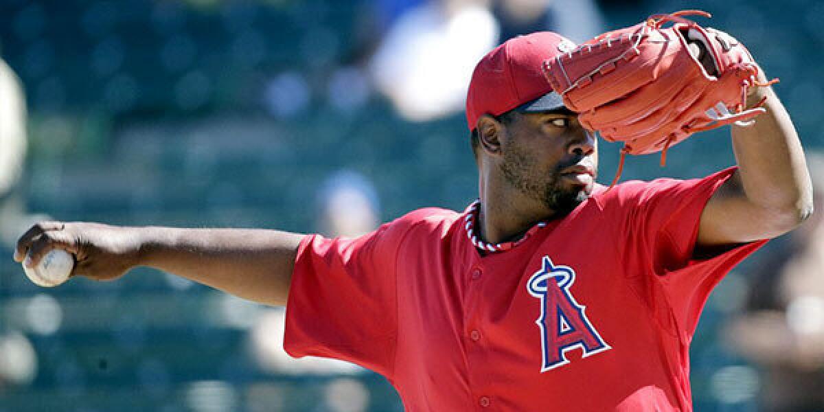 After throwing six innings and allowing four hits during the Angels' 19-inning loss to the Oakland Athletics, 10-8, Jerome Williams said he was good for another two innings on Tuesday.