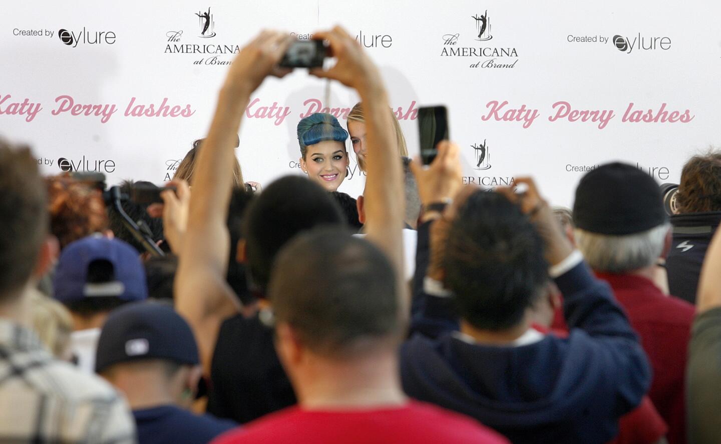 Katy Perry Lashes unveiled at Americana at Brand