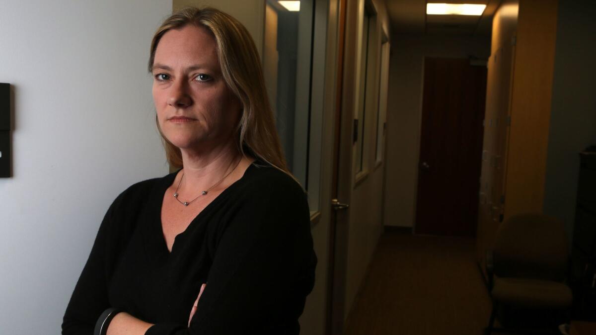 UCLA associate professor Patricia Dickson at her office complex.