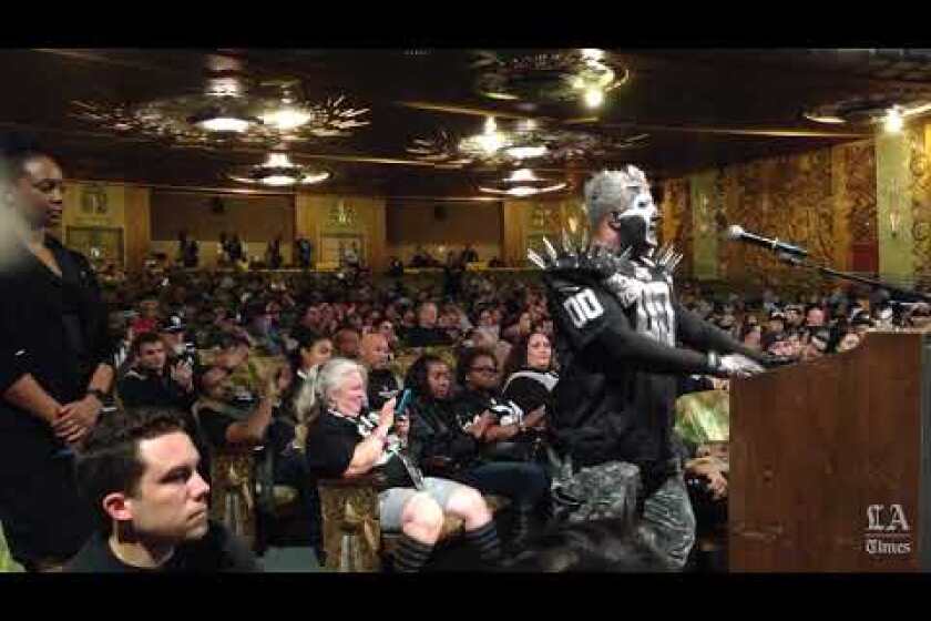 Raiders fans have their say at public hearing