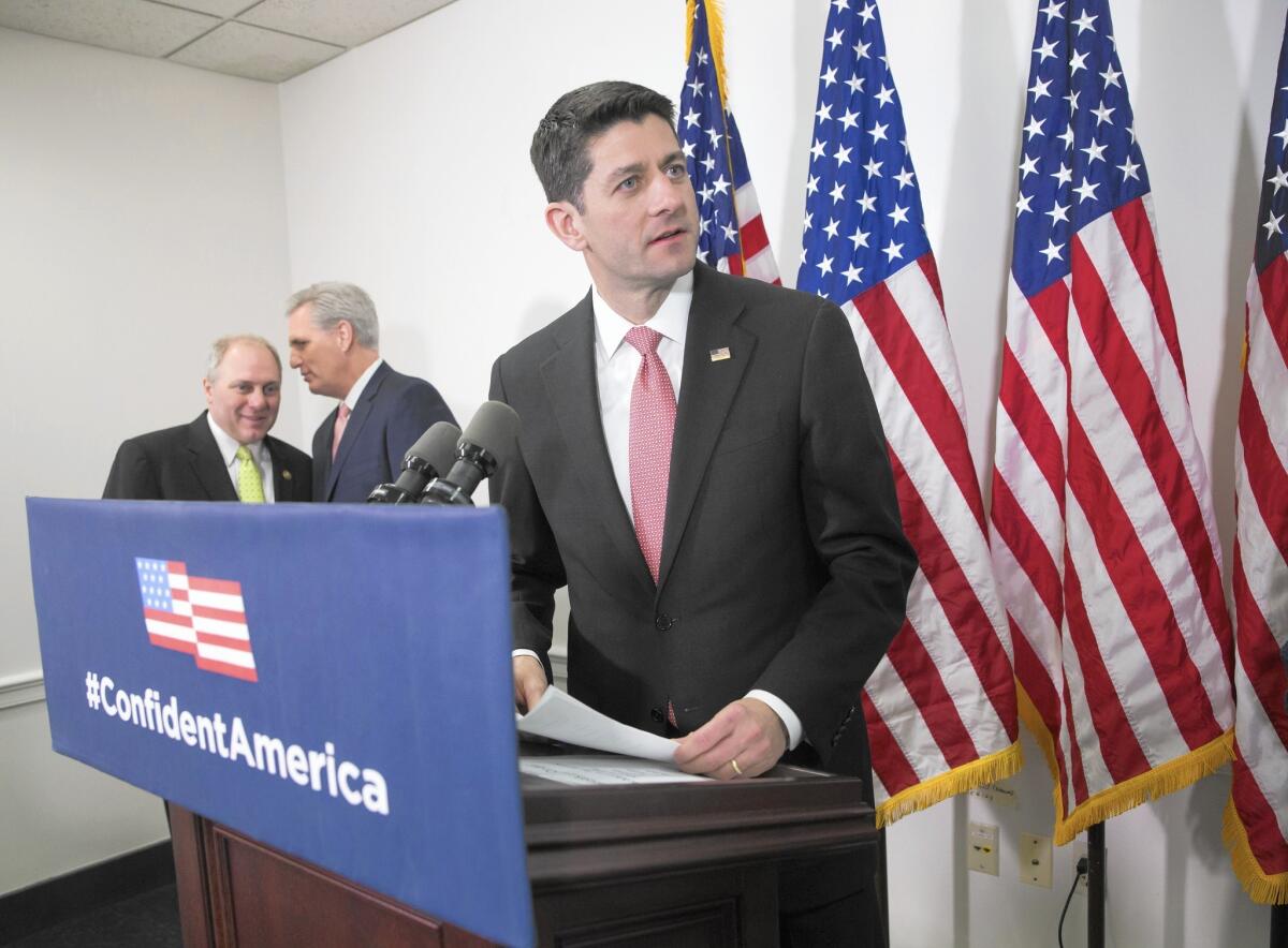 House Speaker Paul D. Ryan has said he will support the Republican nominee for president.