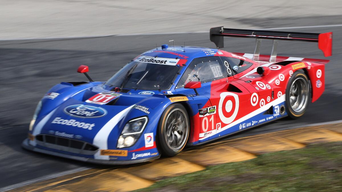 Scott Pruett will co-drive the Ford EcoBoost/Target Riley during this weekend's 24-hour endurance race at Daytona International Speedway.