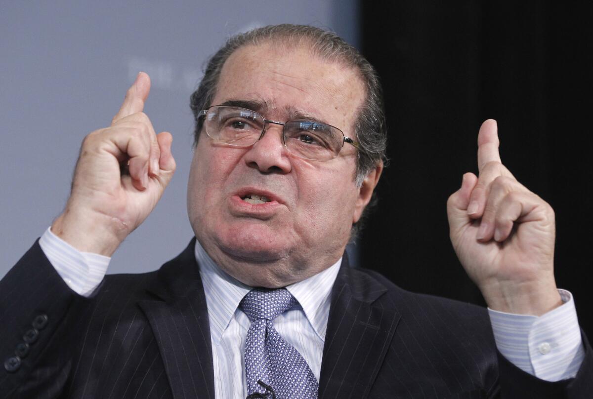 The late Justice Antonin Scalia took a broad view of what a sex-discrimination law covered.