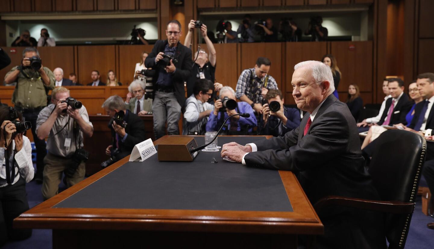 Jeff Sessions testifies