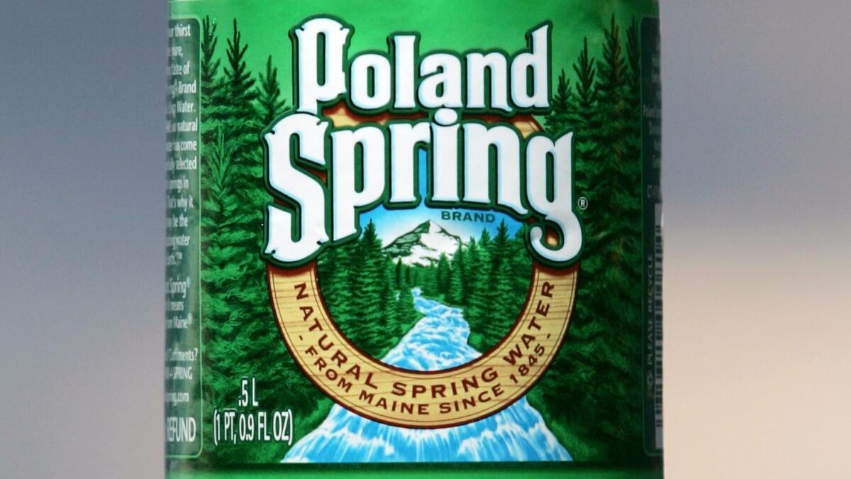 "Poland Spring is 100% spring water," a Nestle spokeswoman said in an email.