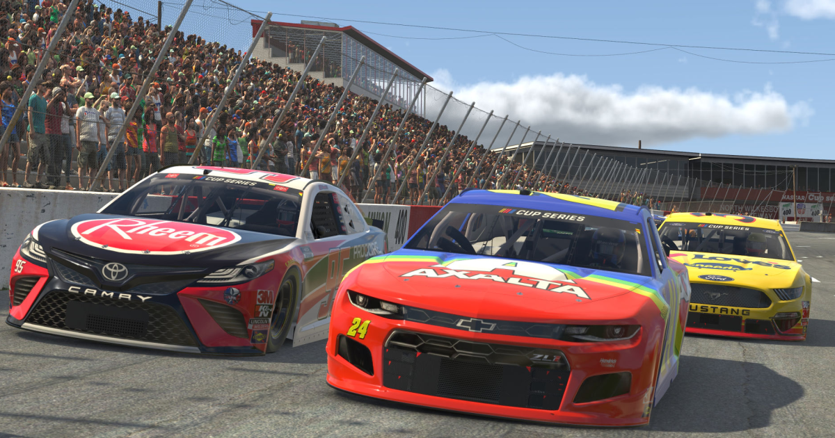 Nascar To Continue Iracing Events Although Real Deal Is Back Los Angeles Times