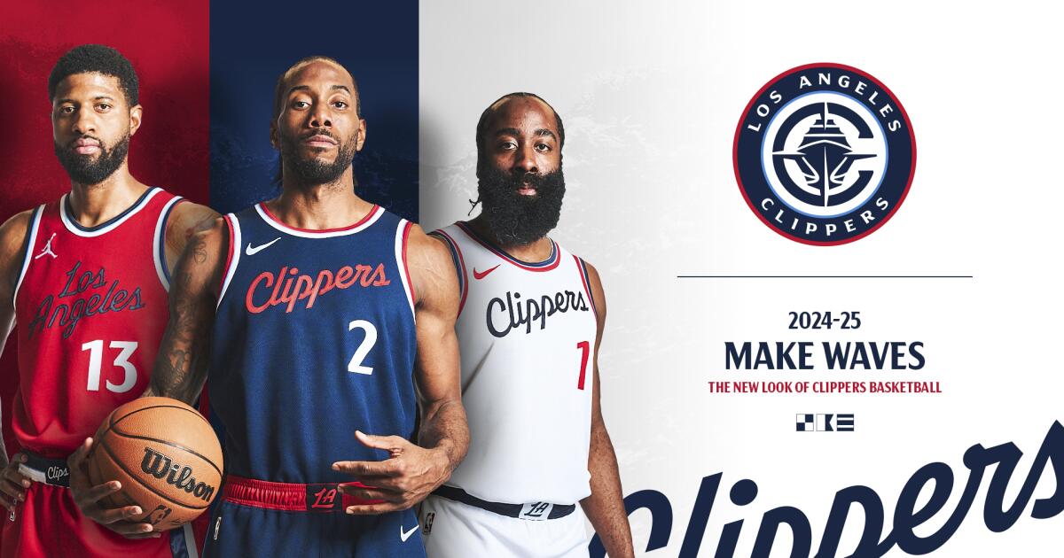 Clippers unveil new jerseys and logo ahead of the team's move to its