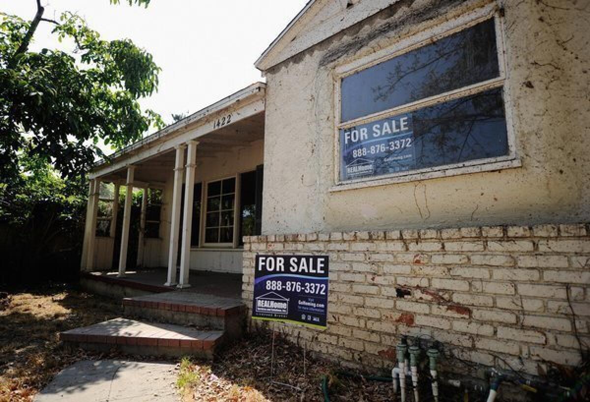 A foreclosed home in Glendale.