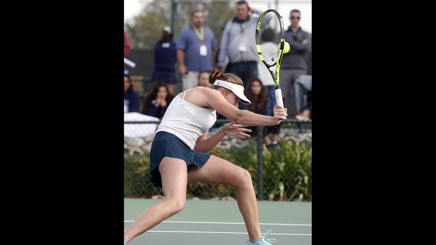 Photo Gallery: Corona Del Mar beats University n the CIF girls' tennis Division I championship