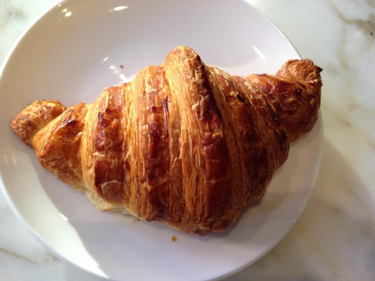 Croissant at b. patisserie