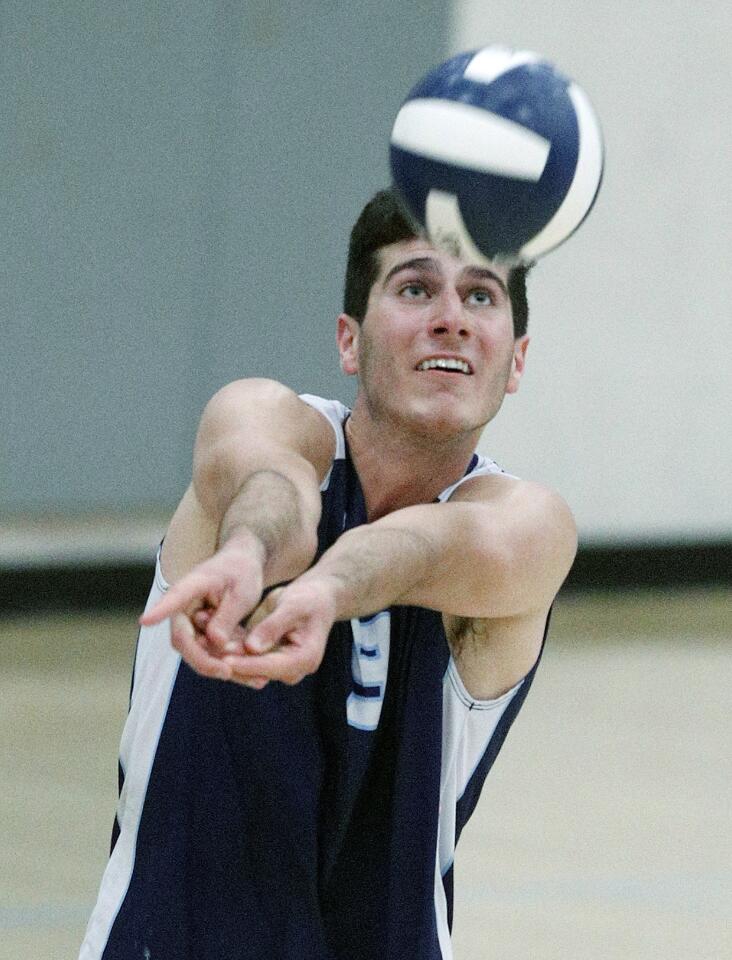 Photo Gallery: Crescenta Valley vs. Burbank in Pacific League boys’ volleyball