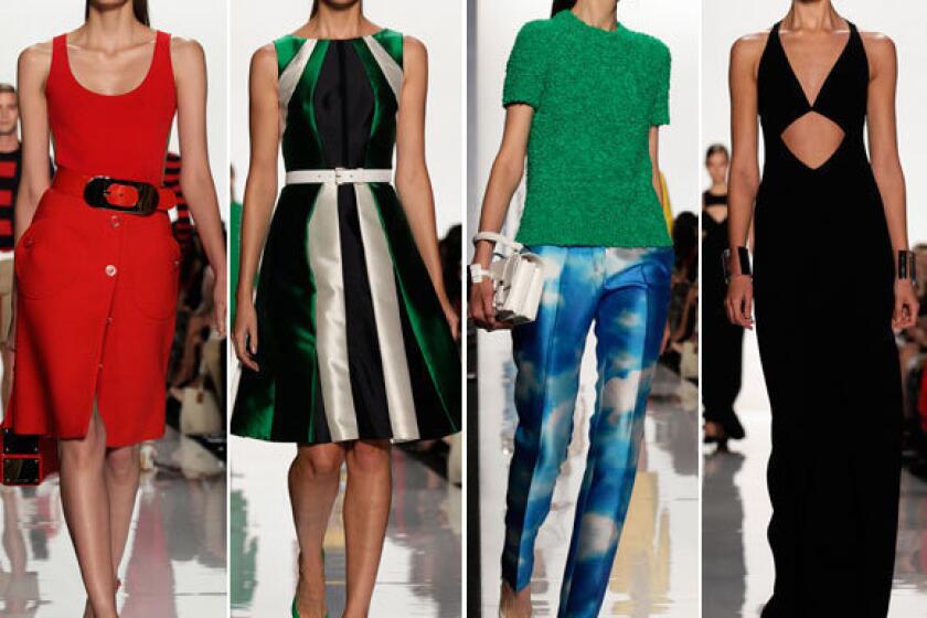 Looks from the Michael Kors spring-summer 2013 collection shown during New York Fashion Week.