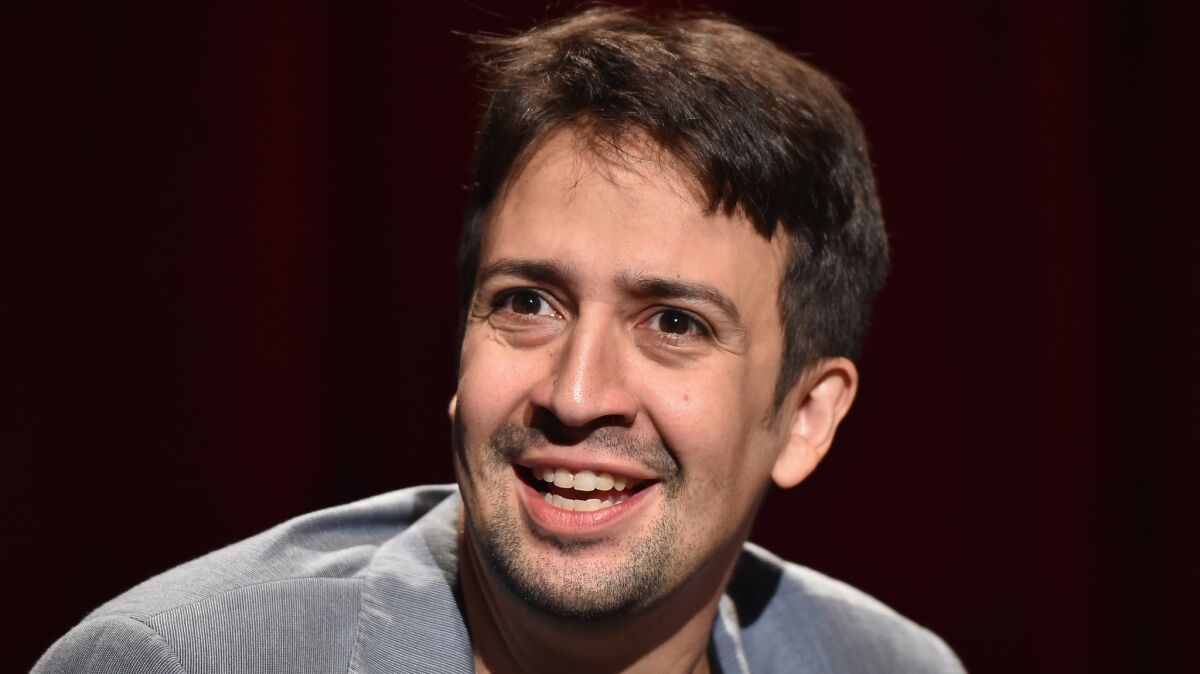 Ahead of hosting "Saturday Night Live," Lin-Manuel Miranda paid a visit to "The Tonight Show."