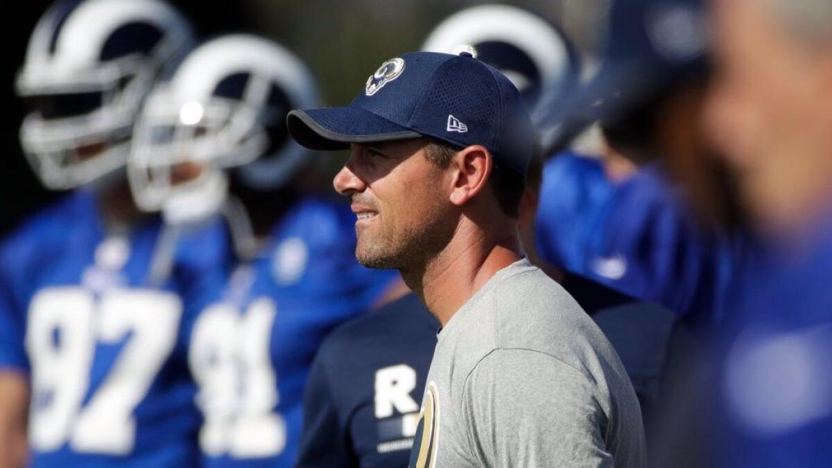 Brotherly love will be put aside as Matt and Mike LaFleur coach on opposite  sides when Rams face 49ers - Los Angeles Times