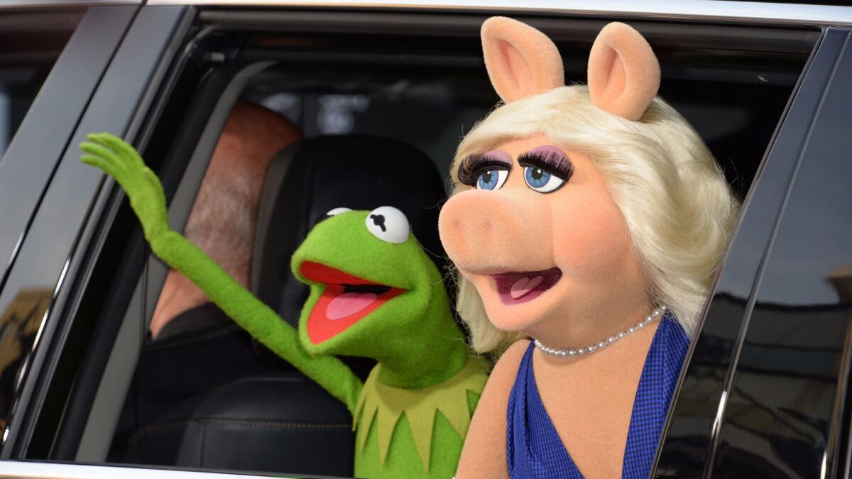 Kermit the Frog and Miss Piggy, photographed last year in Hollywood. They're back Sept. 7 for a concert at the Hollywood Bowl.