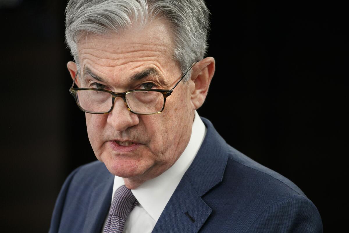 Federal Reserve chief Jerome Powell 