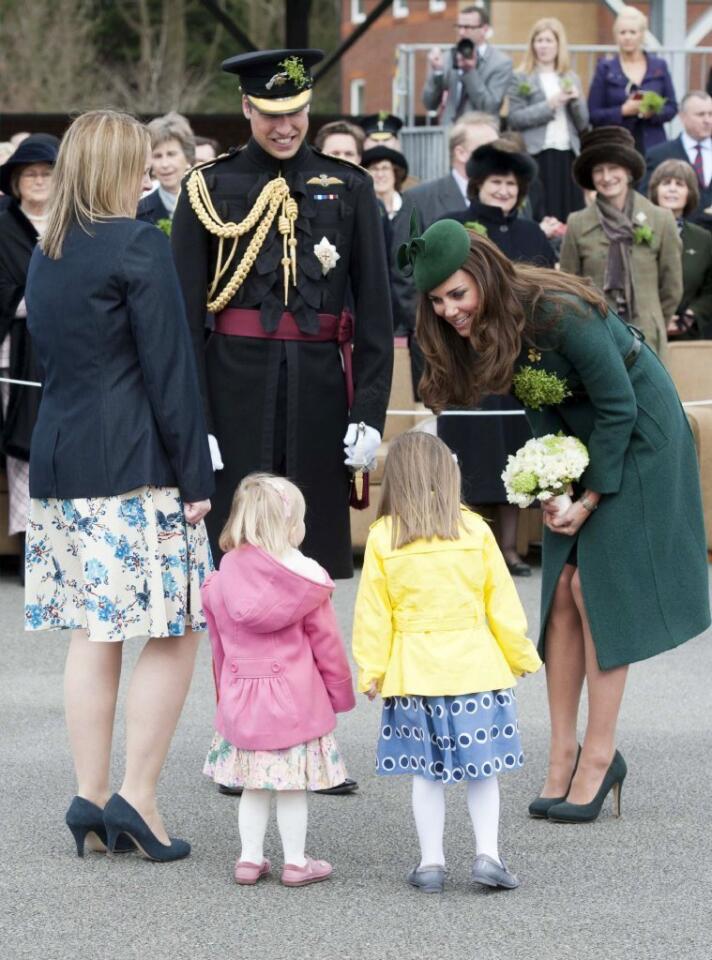 Will and Kate and the wearing of the green