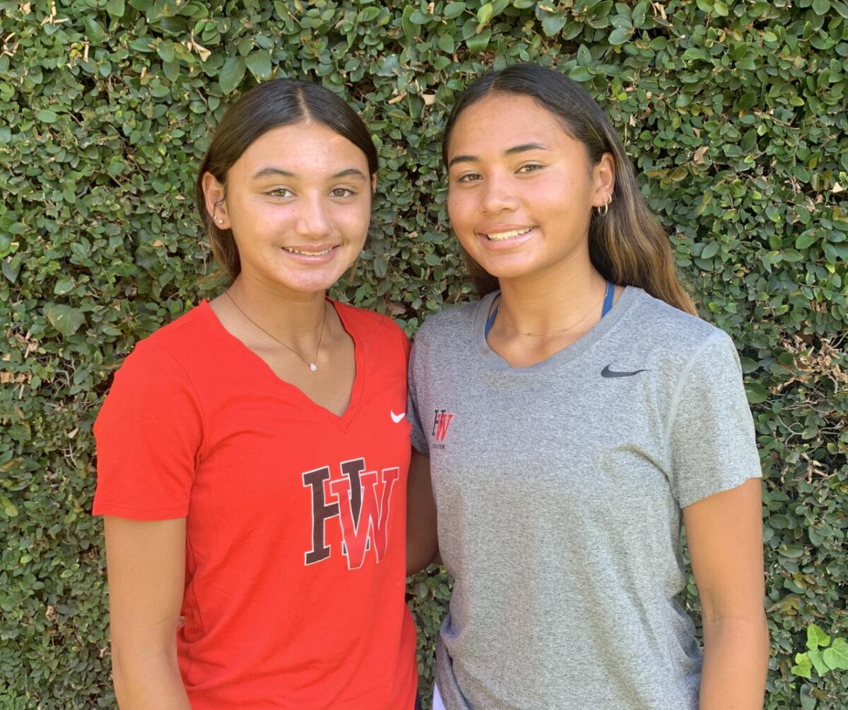 Gisele Thompson (left) and sister Alyssa Thompson are two of the best girls' youth soccer players in the nation.