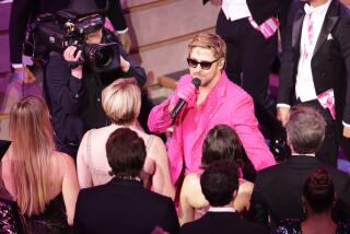 Hollywood, CA - March 10: Ryan Gosling during the live telecast of the 96th Annual Academy Awards in Dolby Theatre at Hollywood & Highland Center in Hollywood, CA, Sunday, March 10, 2024. (Myung J. Chun / Los Angeles Times)