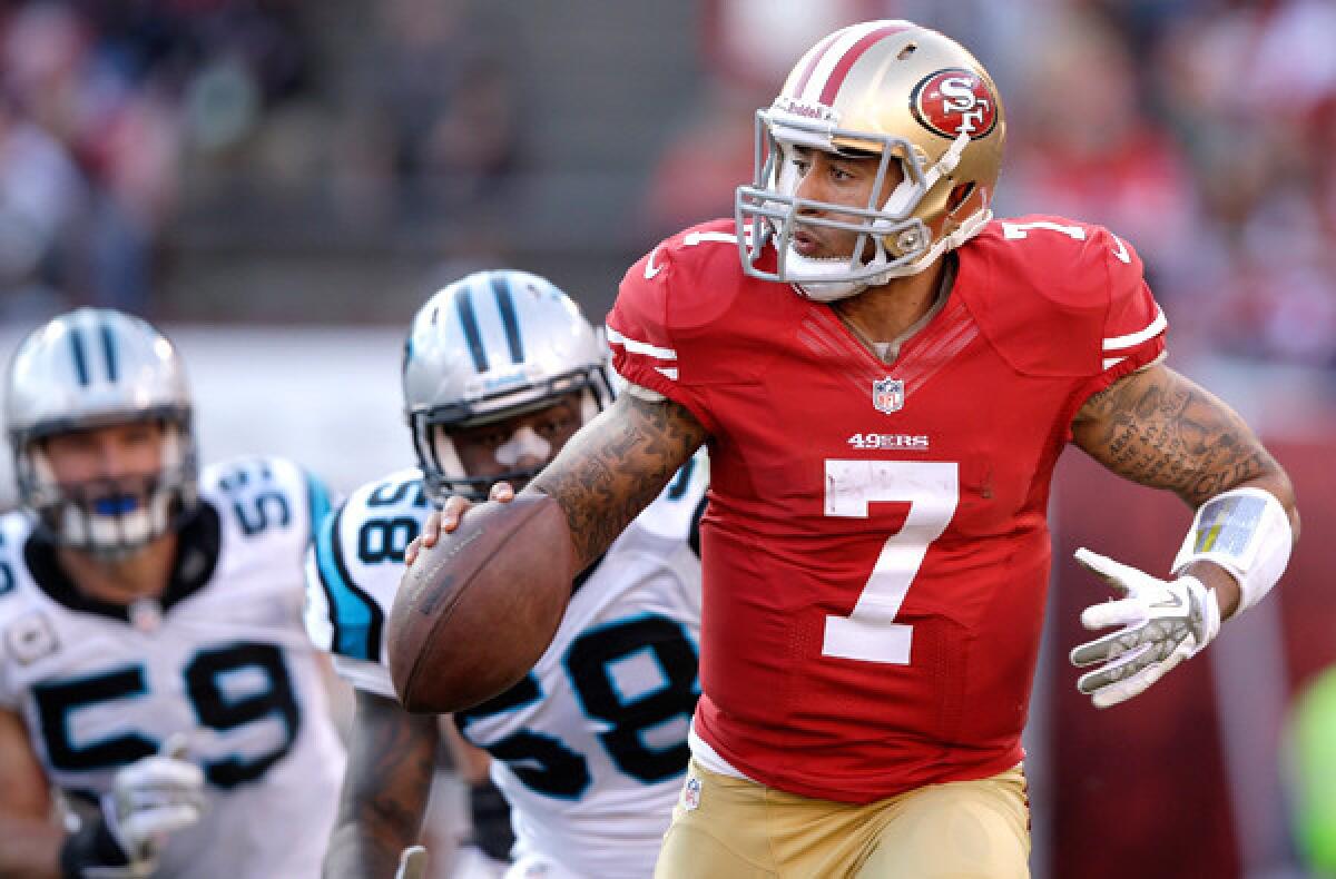 Quarterback Colin Kaepernick and the San Francisco 49ers will look to get back on the winning track against the New Orleans Saints on Sunday.