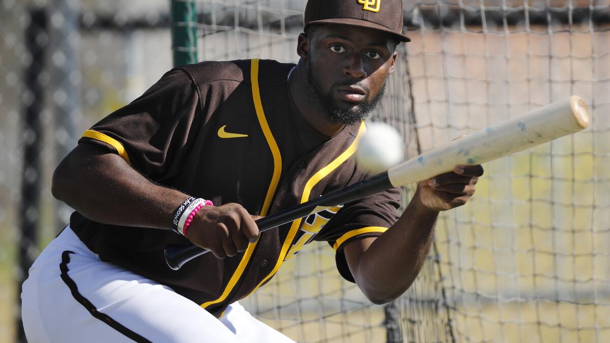 Padres trade Franmil Reyes, Logan Allen for outfield prospect - The San  Diego Union-Tribune