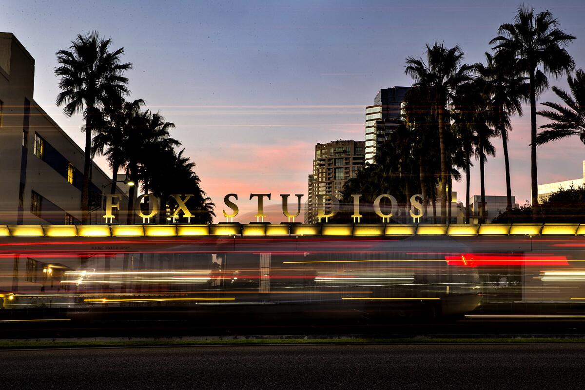 The historic Fox Studios lot in Century City.