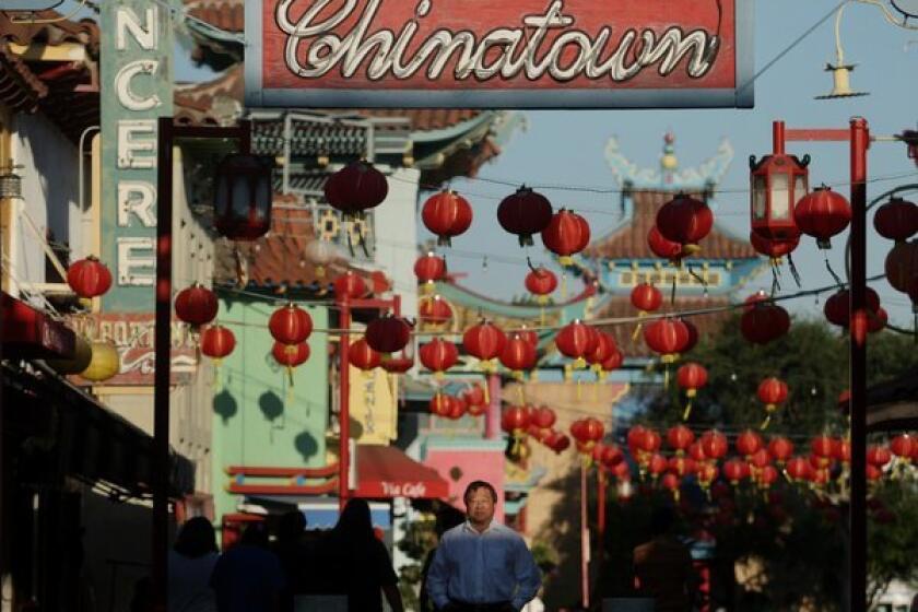 George Yu, director of the Chinatown Business Improvement District, has played a big role in bringing new businesses to the Chinatown district in Los Angeles.