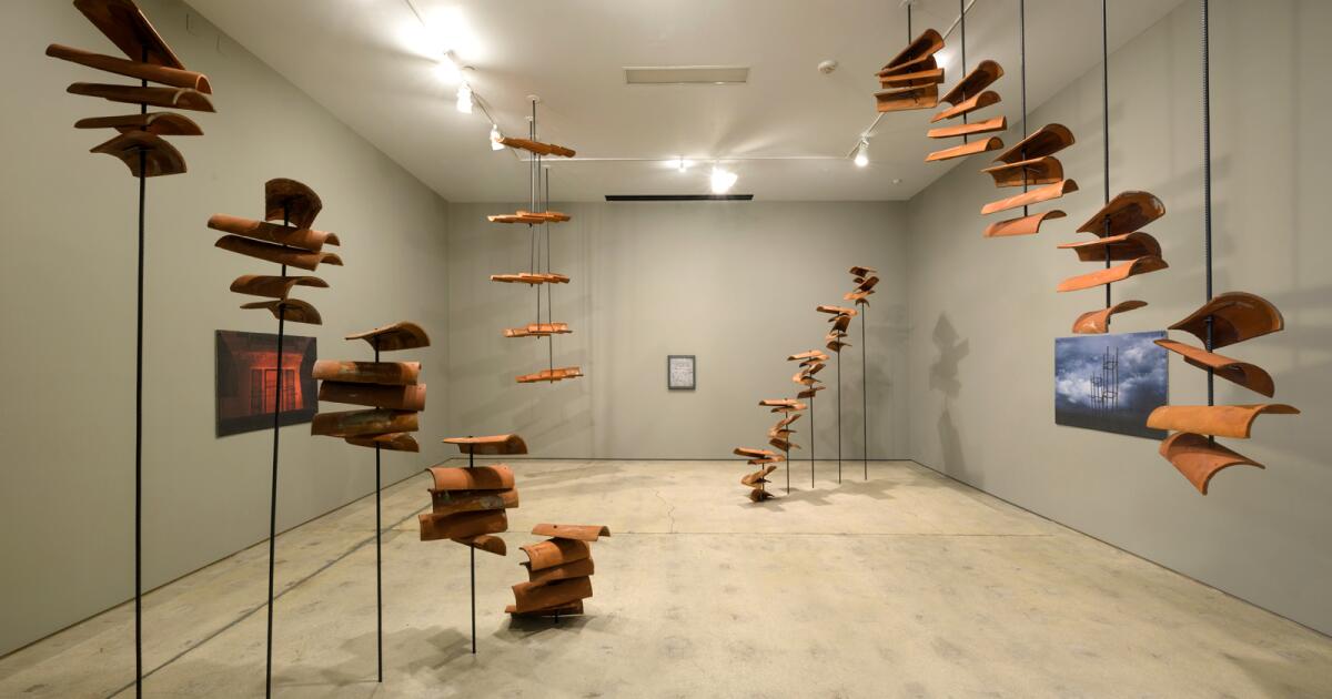 Artist installs an ICA L.A. homage to construction crews — with her dad's help