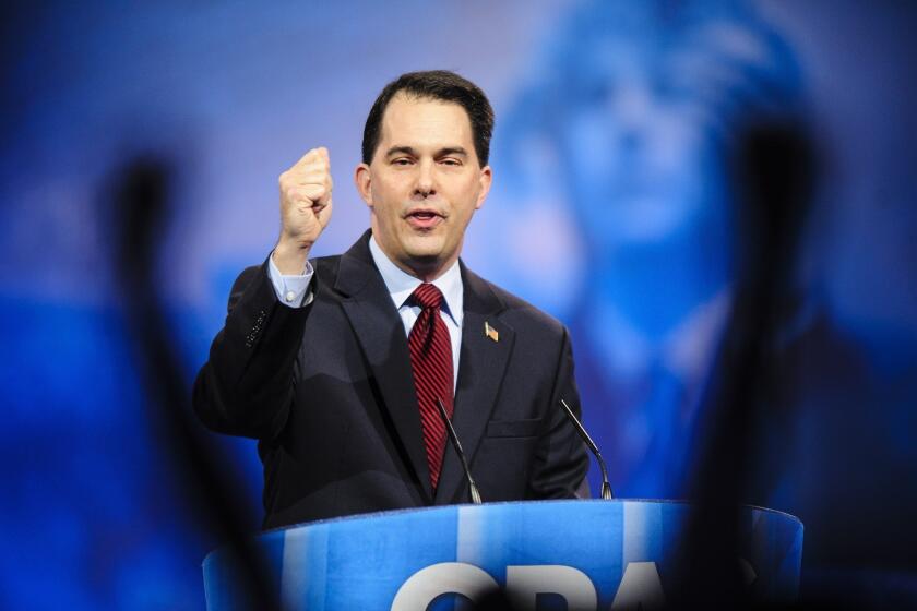 Wisconsin Gov. Scott Walker speaks to the 2013 Conservative Political Action Conference.