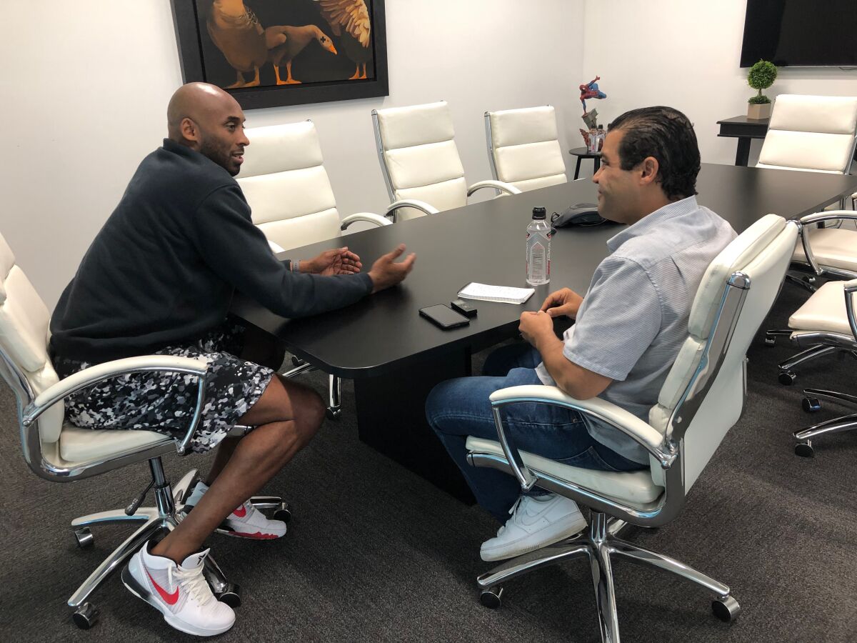Kobe Bryant sat down with L.A. Times columnist Arash Markazi on Oct. 21, 2019