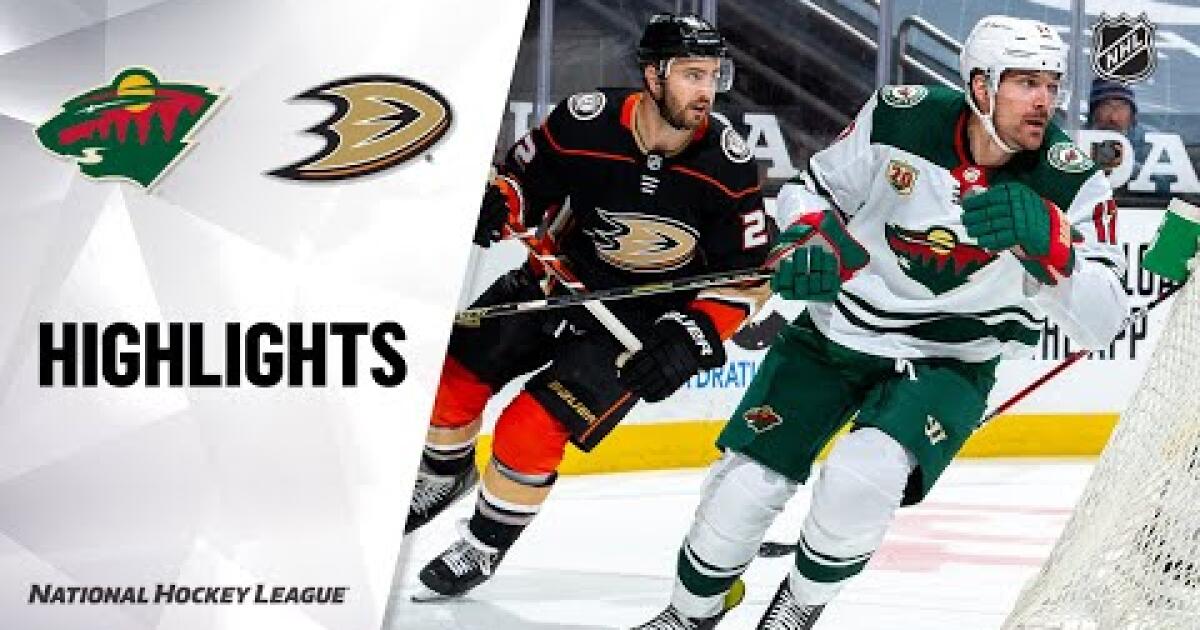 Highlights from the Ducks’ loss to the Minnesota Wild