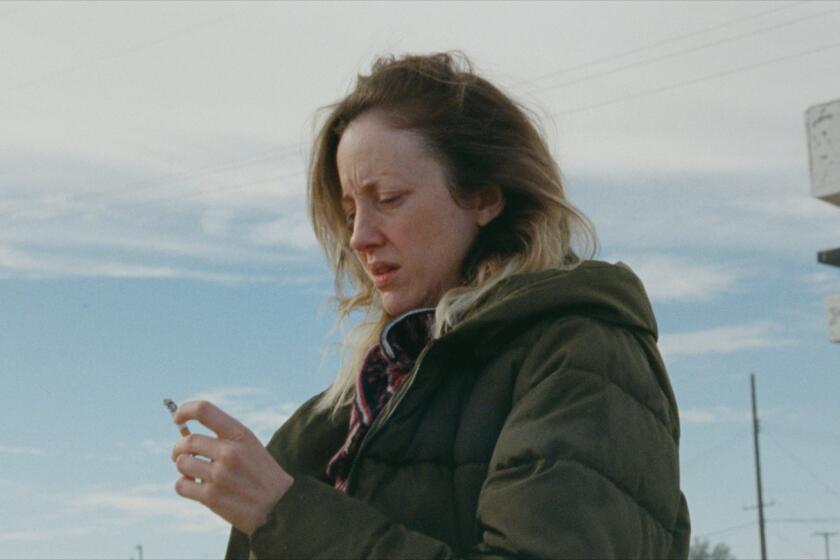 Andrea Riseborough in a scene from "To Leslie."