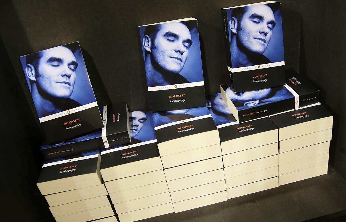 A review of Morrissey's "Autobiography" is on the shortlist for the 2013 Hatchet Job of the Year Award.