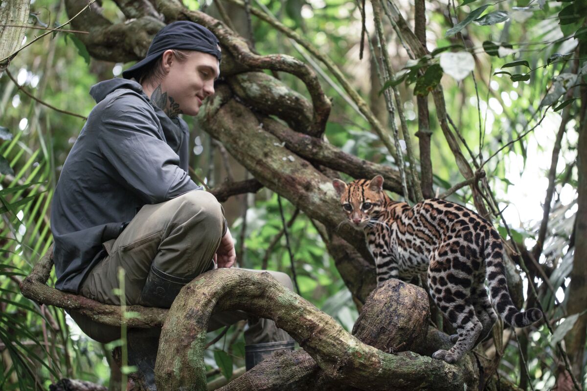 Harry Turner and Keanu in the documentary "Wildcat."
