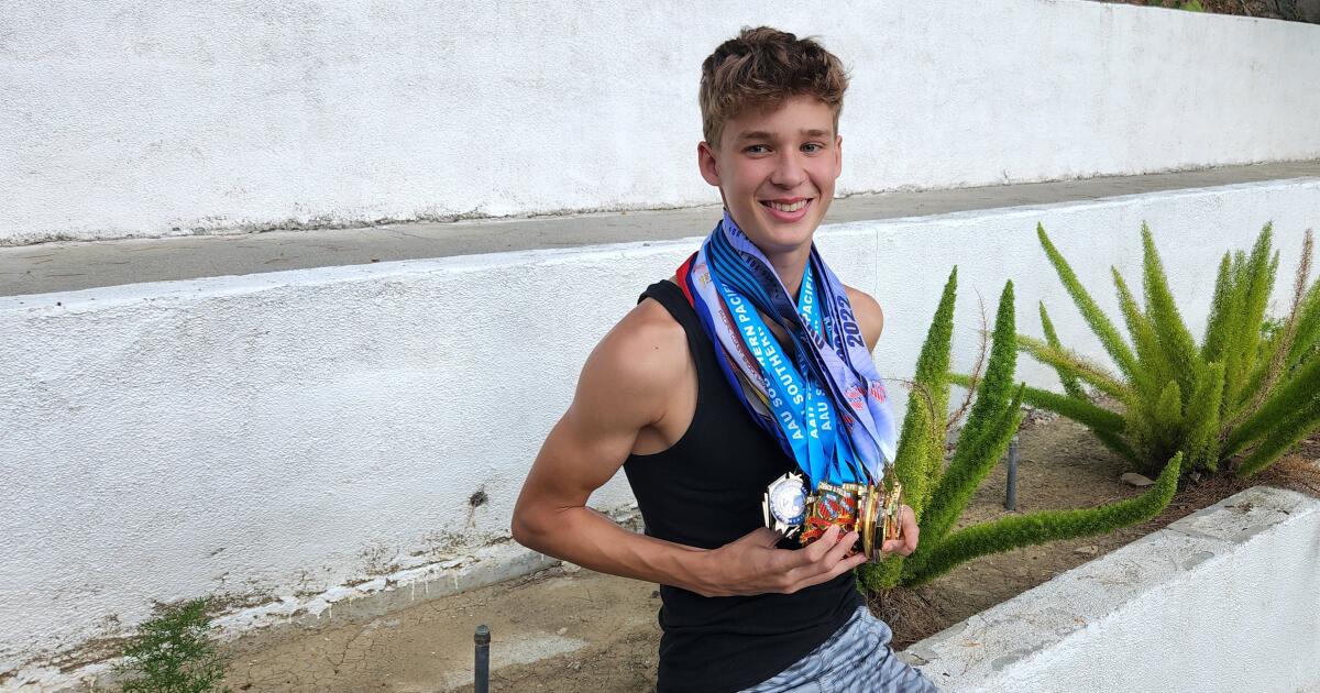 Freshman JJ Harel is a track and field prodigy at Chaminade High