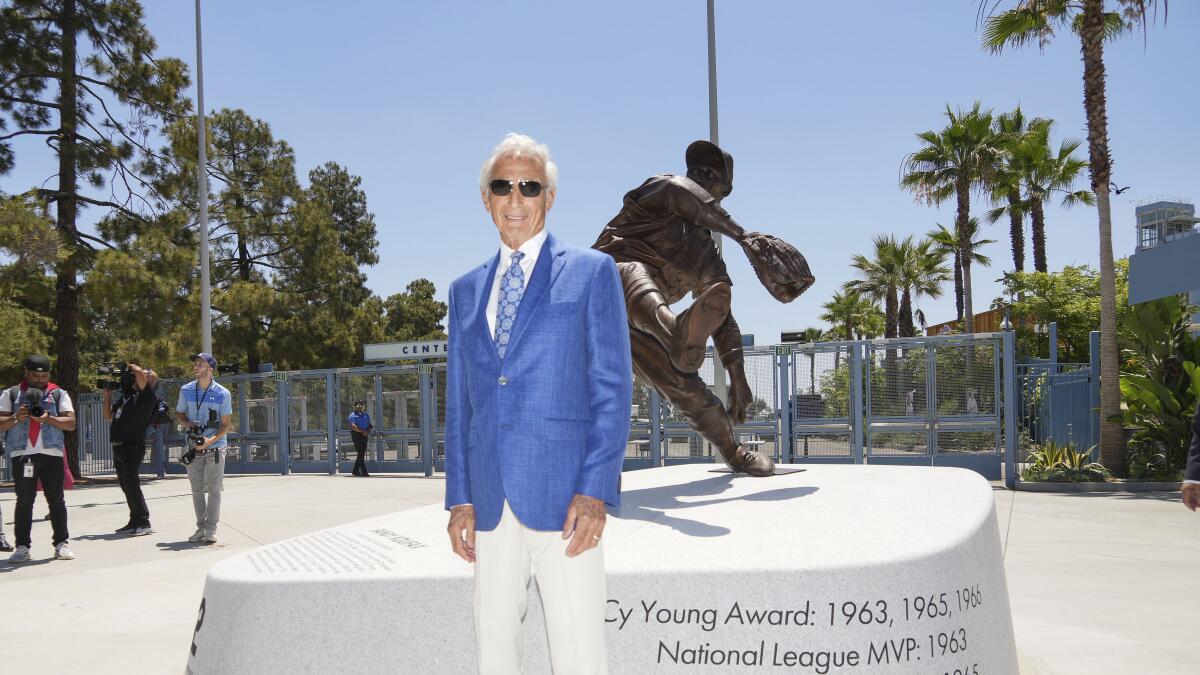 Contributor: They say you shouldn't meet your heroes — but they weren't  talking about Sandy Koufax - Los Angeles Times