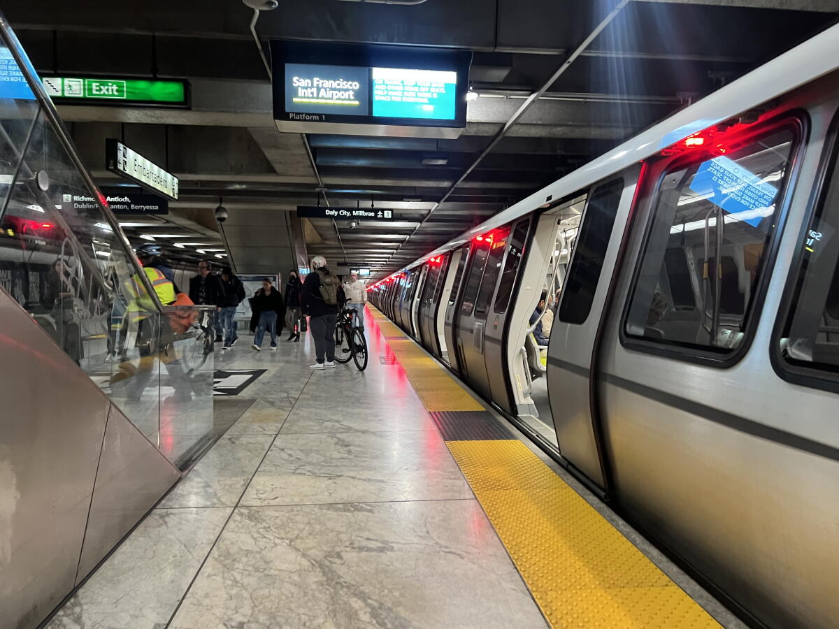 Sf Bart Train California lending $590 million to keep Bay Area Rapid Transit running ...